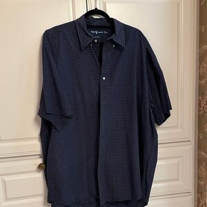 Ralph Lauren Men's Dark Blue Plaid Shirt